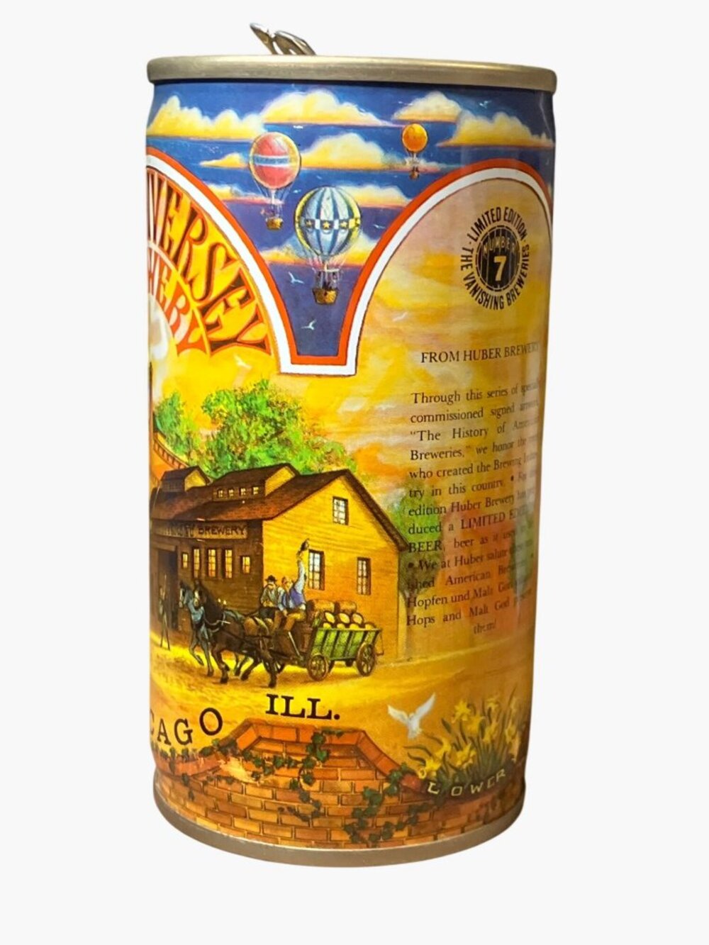 Huber Brewery LE Empty Beer Can 1978 American Brewers Historical Collection - Picture 3 of 14